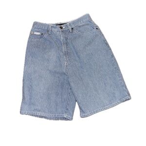 Vintage Route 66 Blue Jean Shorts Relaxed Fit